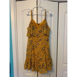 Yellow Floral Dress